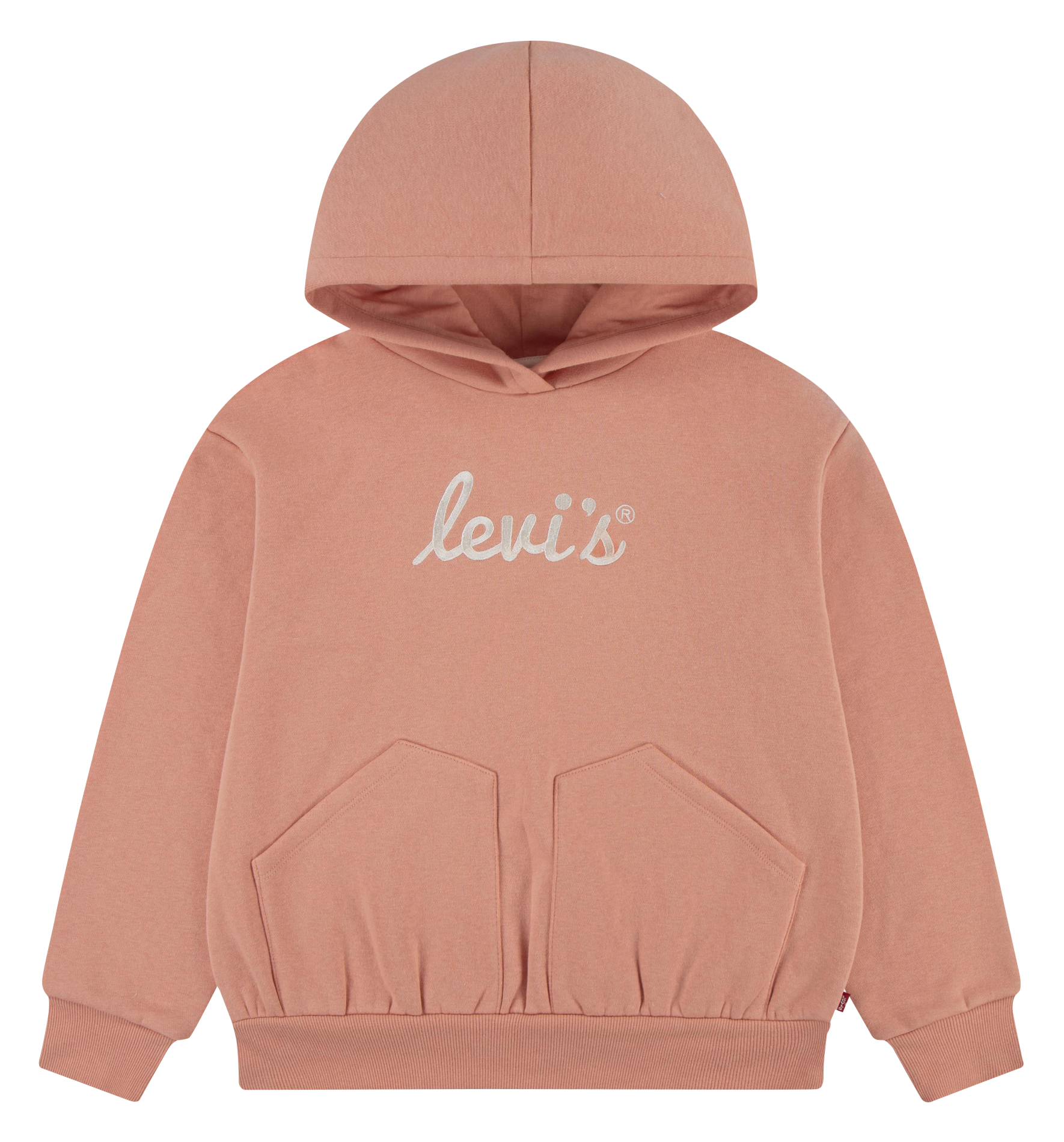 Sweat à capuche en coton bio mélangé | Orange