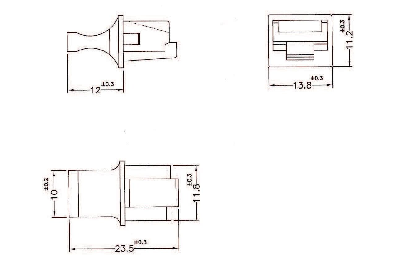 Blindstecker/Staubschutz RJ45 mit Griff 10 StückStaubschutz für USB-Buchse