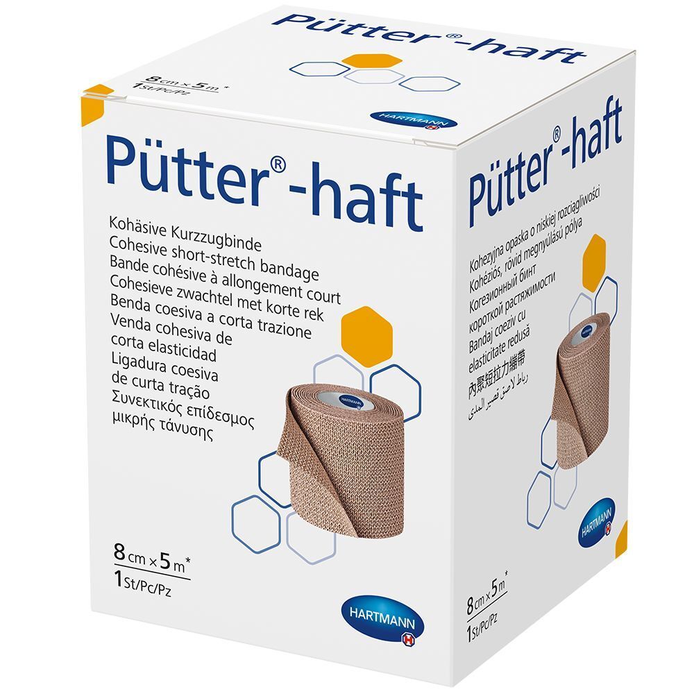 Pütter-haft Binde 8 cm x 5 m