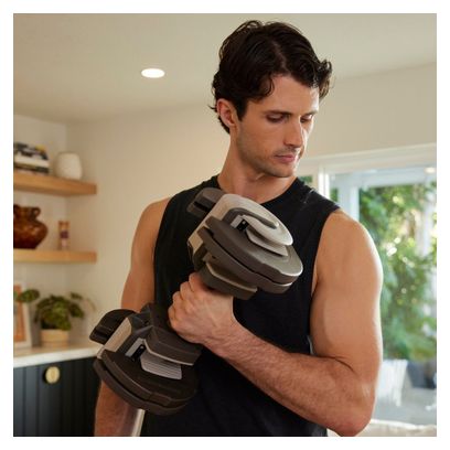 Smart Stack 50 Haltères Réglabes Fitness 2.3 kg - 22.5 kg 1 pièce