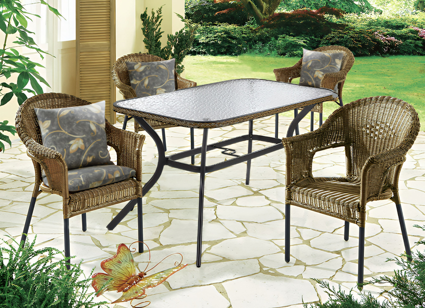 Ravenna Gartenmöbel-Set, 5-teilig