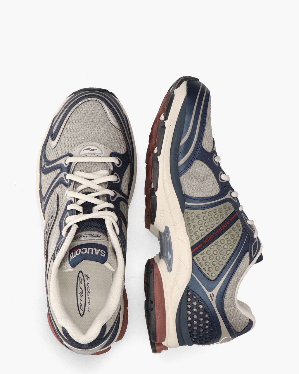 Saucony ProGrid Triumph 4 CS Grijs/Blauw Herensneakers