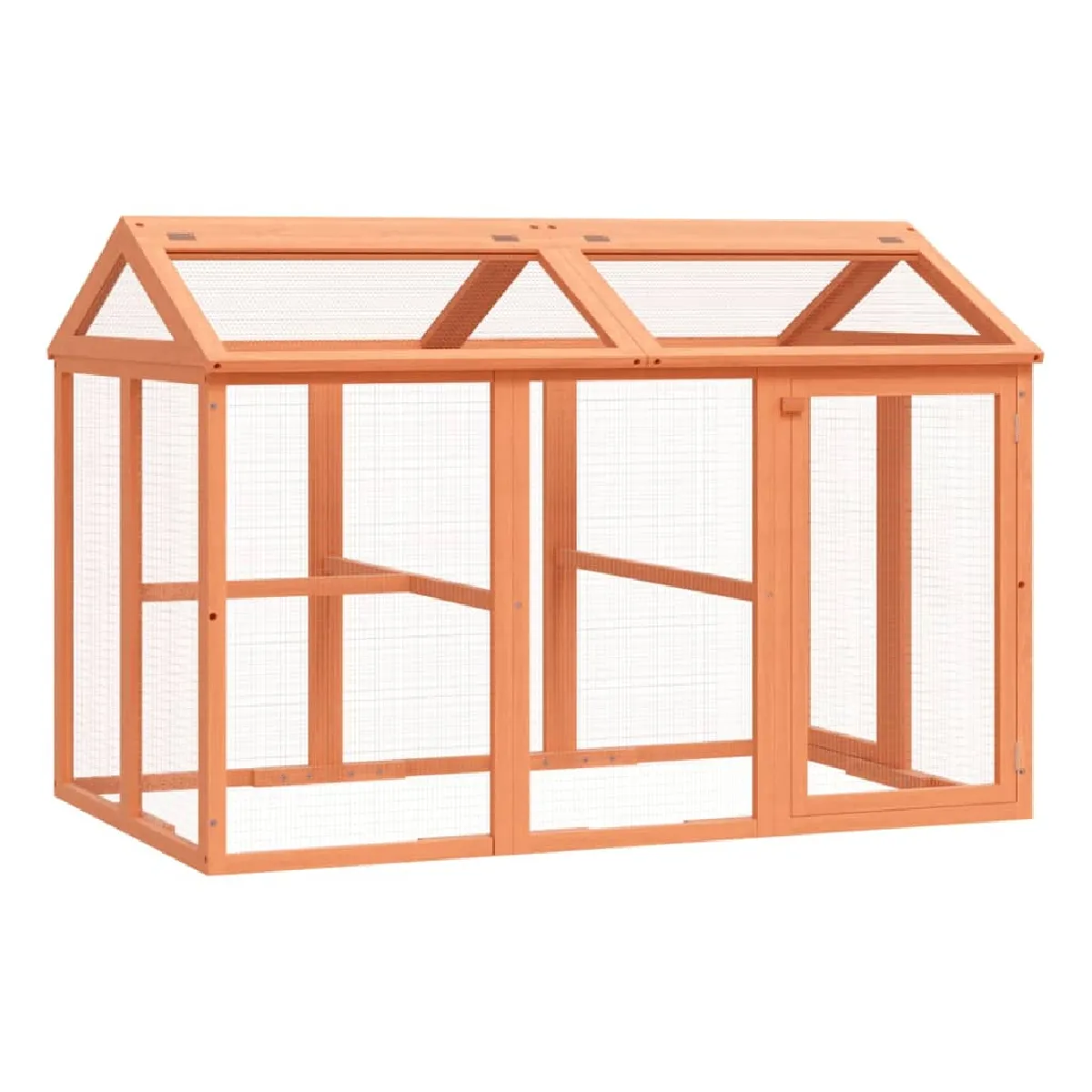 vidaXL Enclos animaux 141x94x104 cm bois