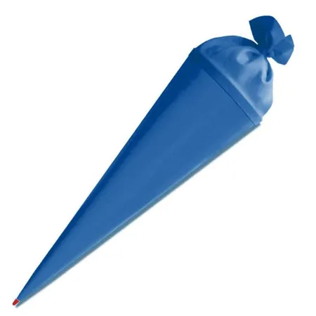 Roth Bastelschultüte 70 cm farbig mit Verschluss ultramarinblau