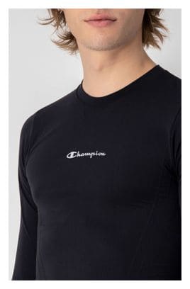 Maillot Manches Longues Sans Coutures Champion Seamless Noir