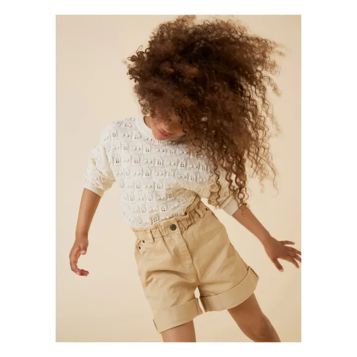 Bonpoint Pull Anumati Cerises | Ecru