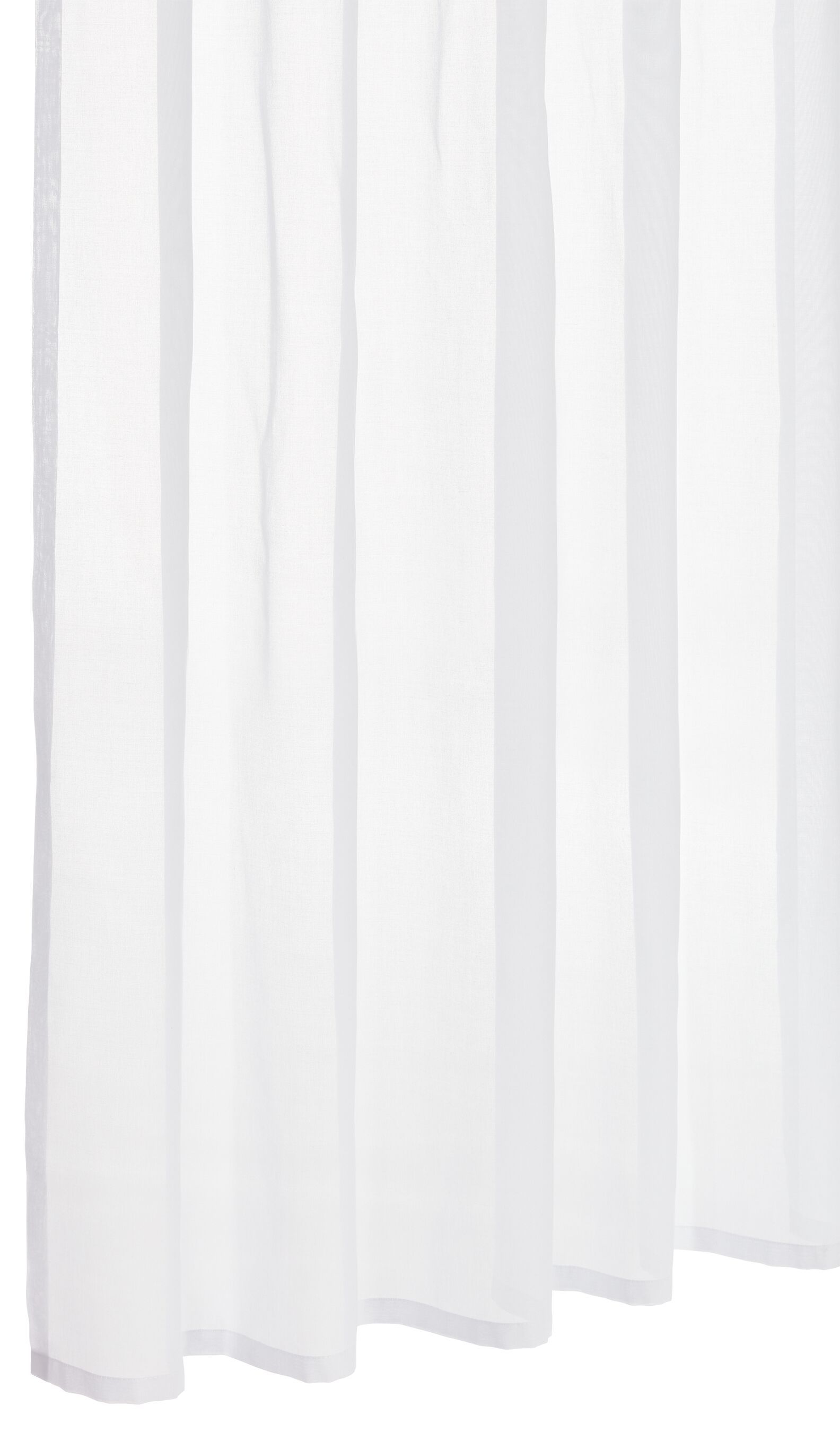ZOE Fertigvorhang Tag - Weiss / B: 150.0 cm x H: 250.0 cm