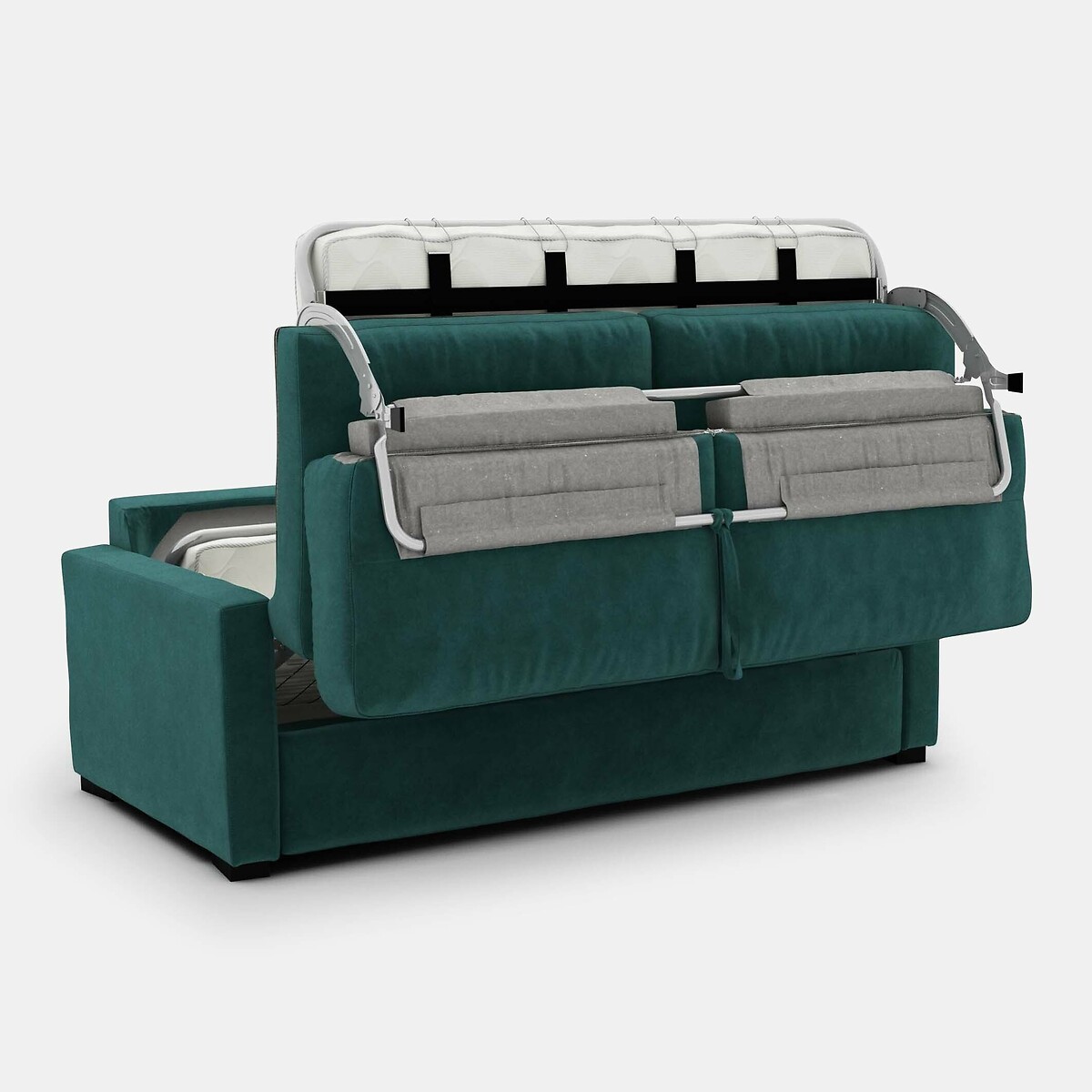 LA REDOUTE INTERIORS<br>Cama Fluweel, espuma, Timor