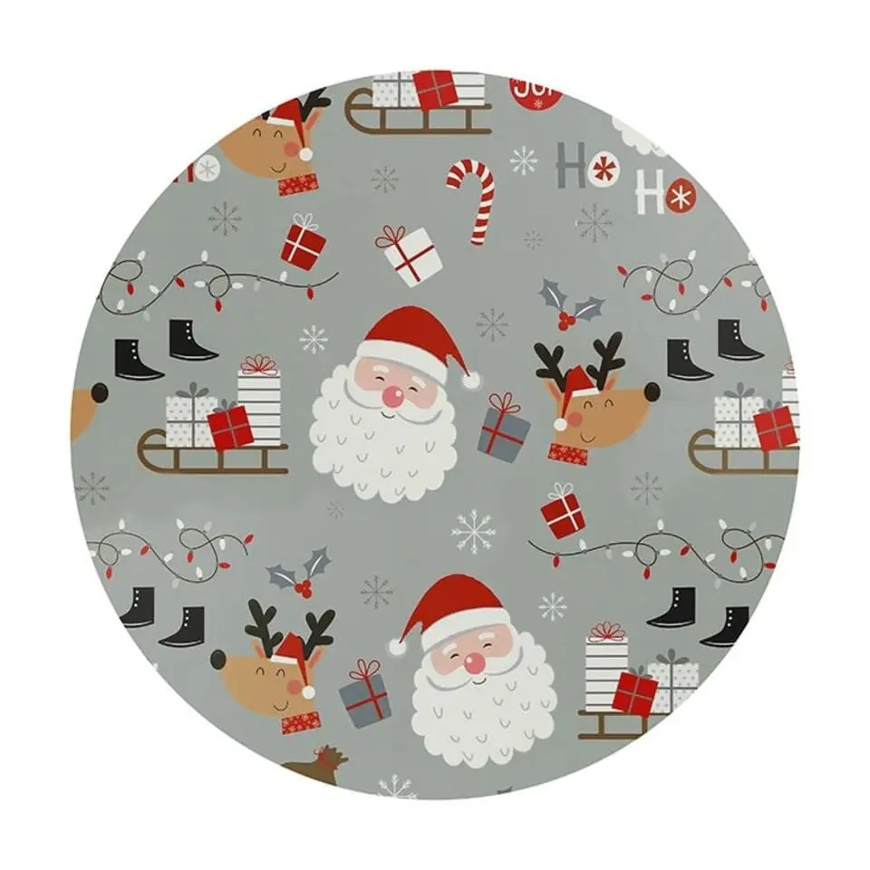 Unique Living - Placemat Present - Ø38cm - Grijs