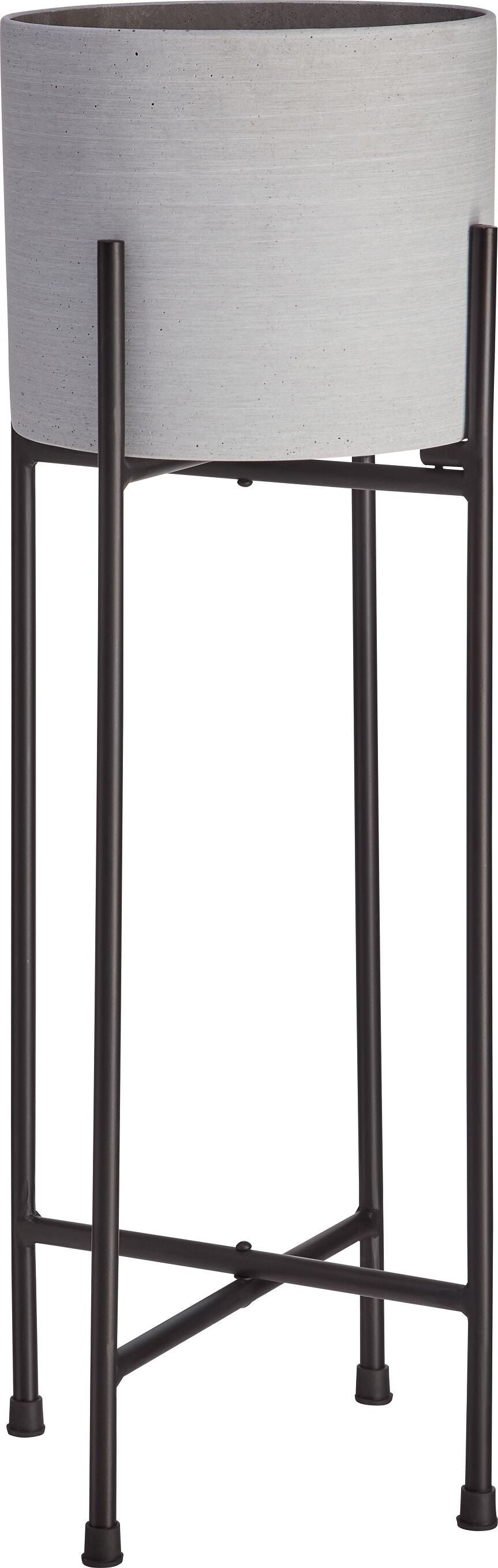 TRAVIS Pflanzenständer - Schwarz / H: 60.5 cm