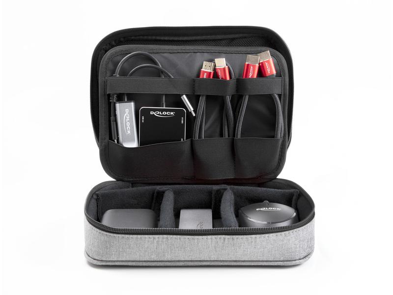 Delock Schutztasche für Zubehör Delock Organizer Tasche für Zubehör