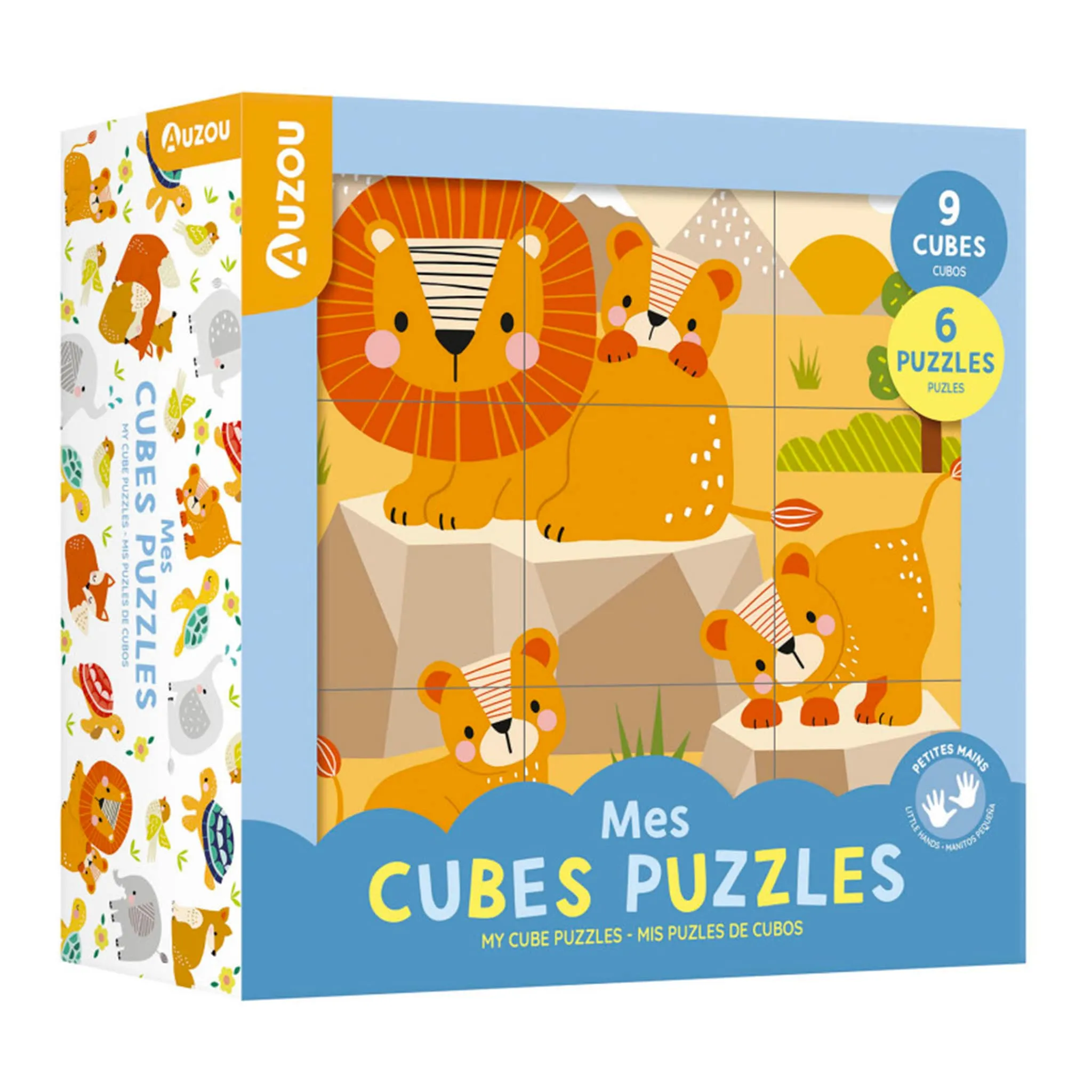Auzou Mes Cubes Puzzles Animaux