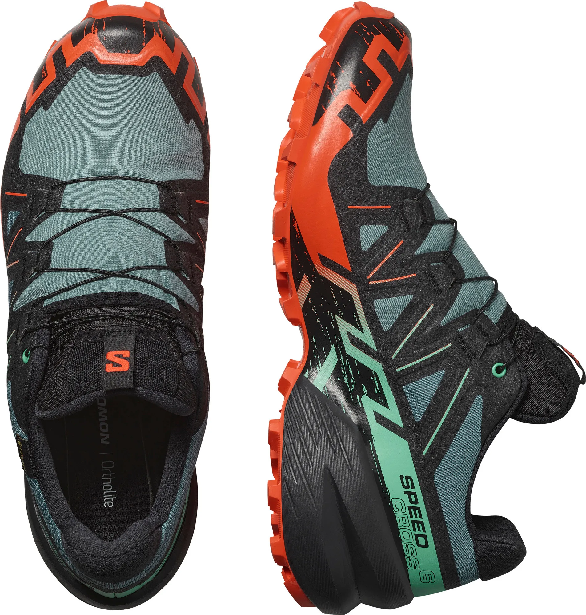 Salomon Men's Speedcross 6 GORE-TEX North Atlantic / Black / Cherry Tomato