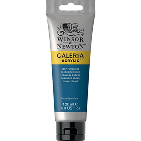 Galeria akrylmaling 120 ml - Deep Turquoise
