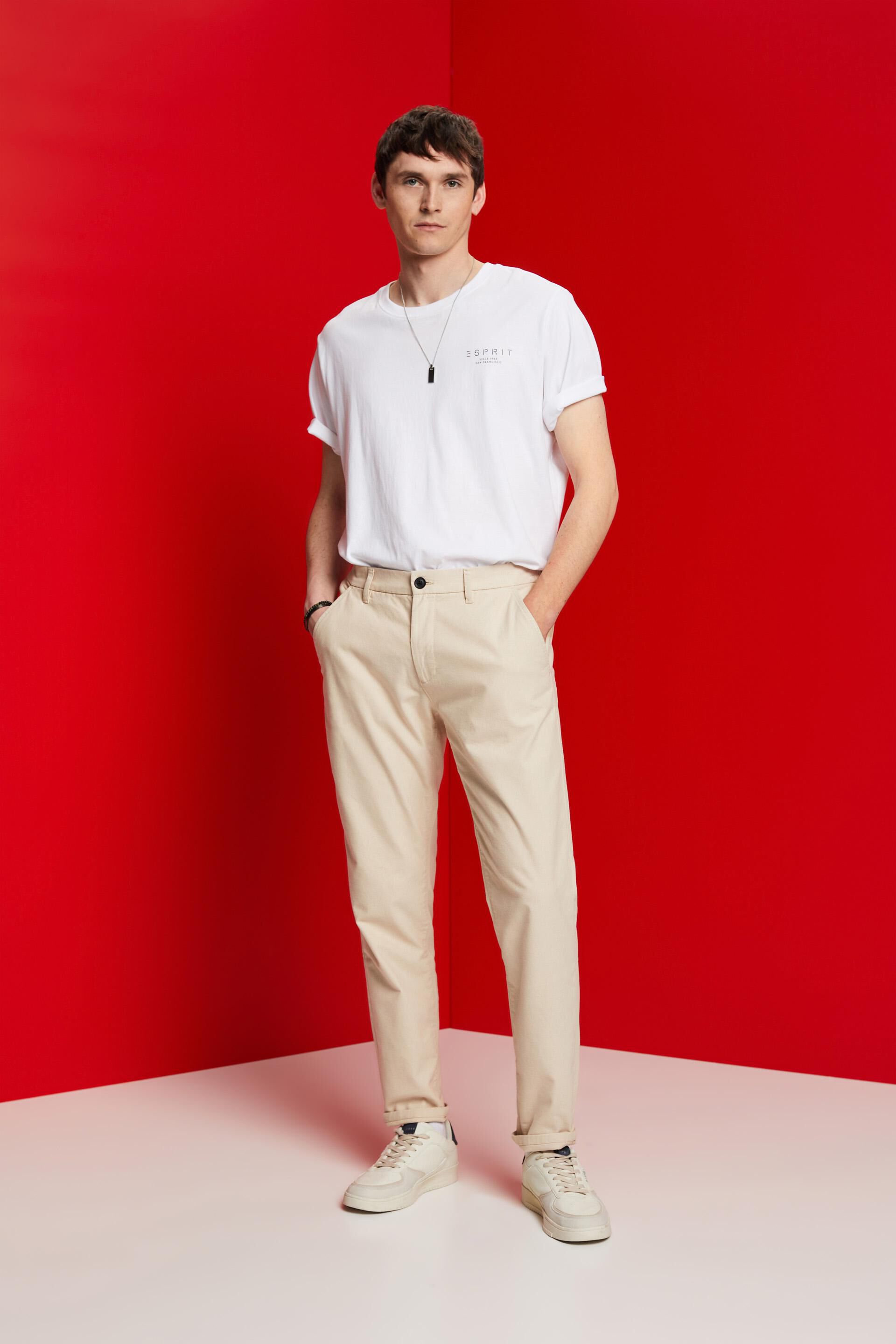 Pantalon chino gratté