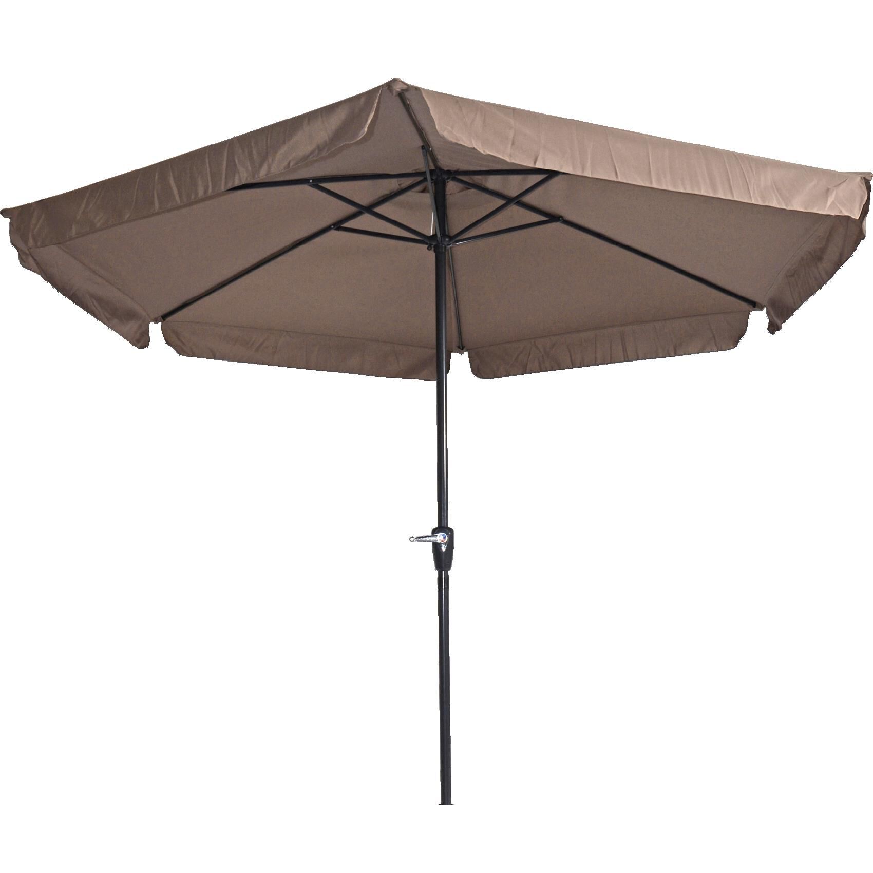 Lesli Living Gemini Stokparasol - Parasol - Taupe - 300 cm