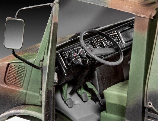Revell - Unimog 2T Milgl Modelbil Byggesæt - 1:35 - Level 5 - 03337