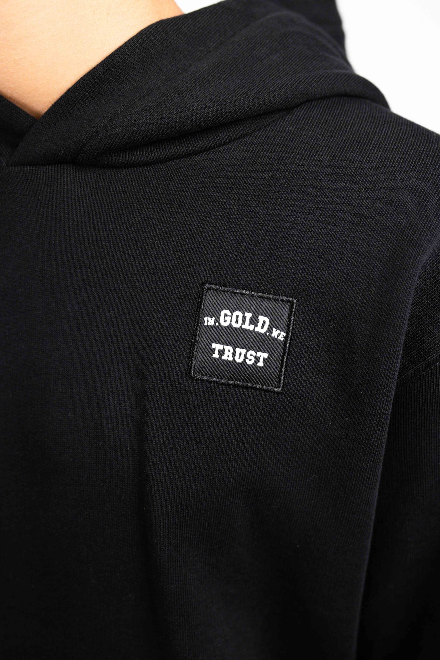 In Gold We Trust The Expension Hoodie KIDS Zwart