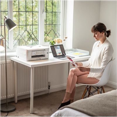 Brother MFC-J1010DW - imprimante multifonction jet d'encre couleur A4 - Wifi