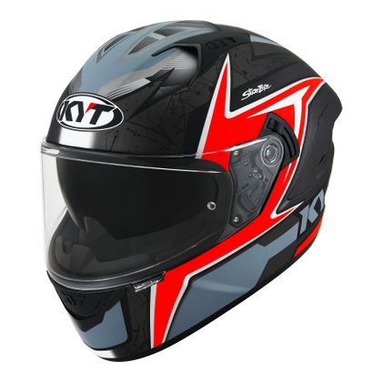 Casque KYT NF-R - MINDSET - Gris / Rouge