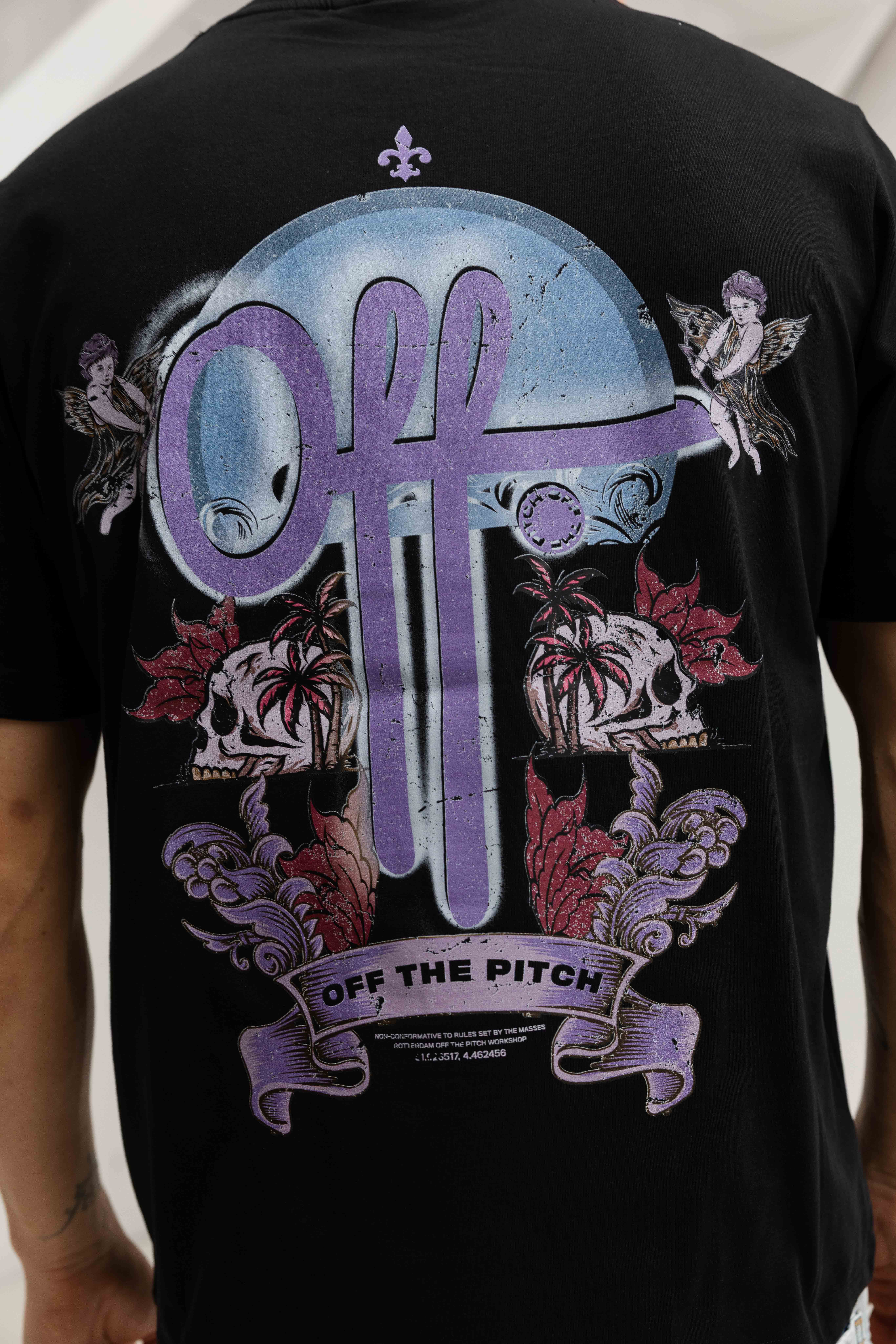Off The Pitch Higher Purpose T-Shirt Heren Zwart