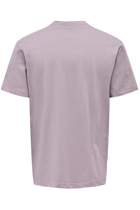Only & Sons paarse heren t-shirt