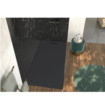 Allibert Douchebak Luna 180x90 cm Zwart