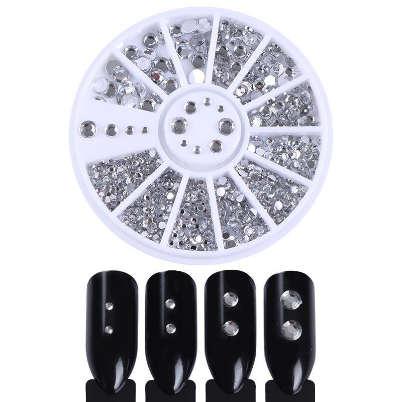 Nail Art 3D Nagel Glitzer Strass Edelstein Nagel Dekoration für die Maniküre - Style 1