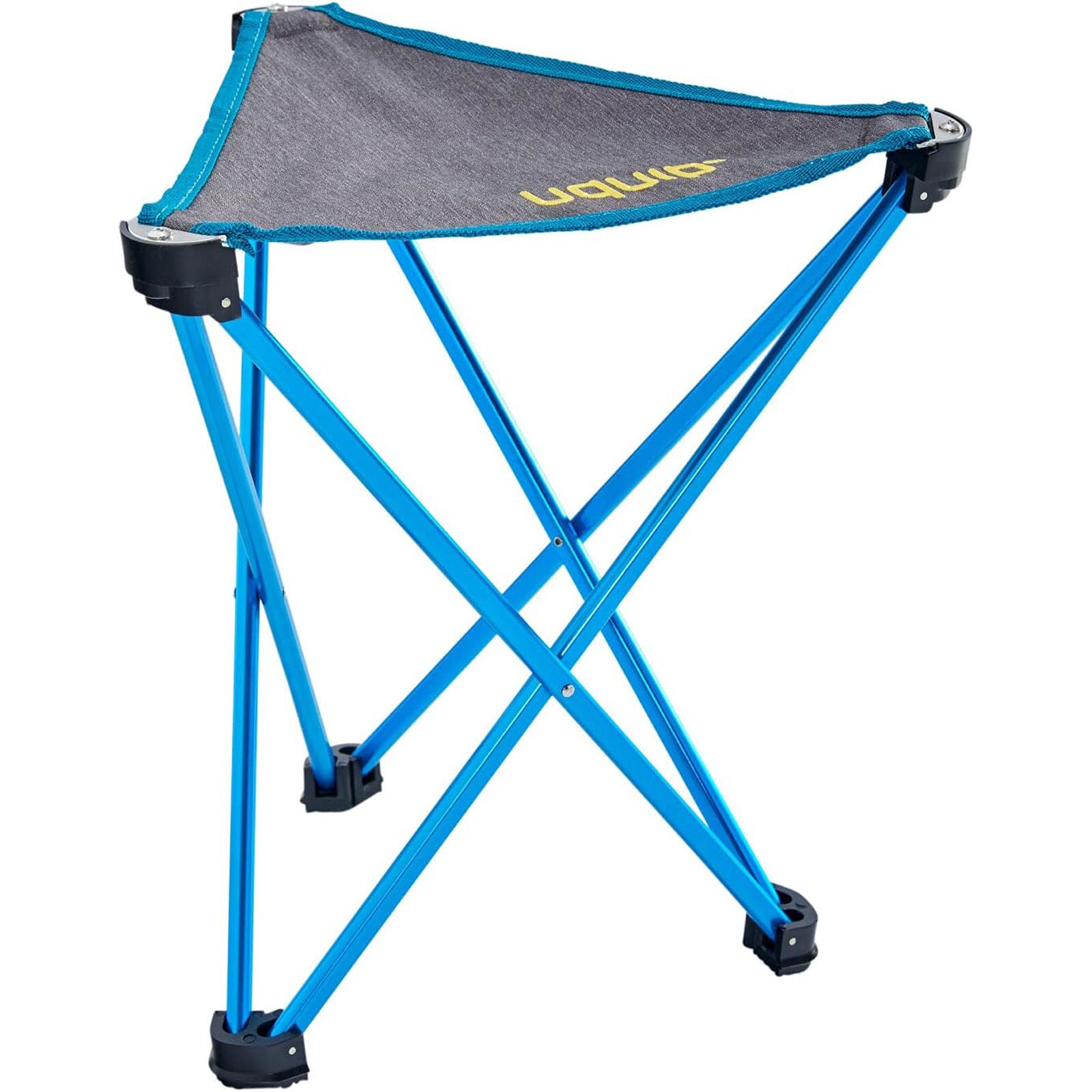 UQUIP Leichtgewichtshocker Trinity L Mini Dreibein Hocker Campinghocker 150 kg Farbe: Grey/blue