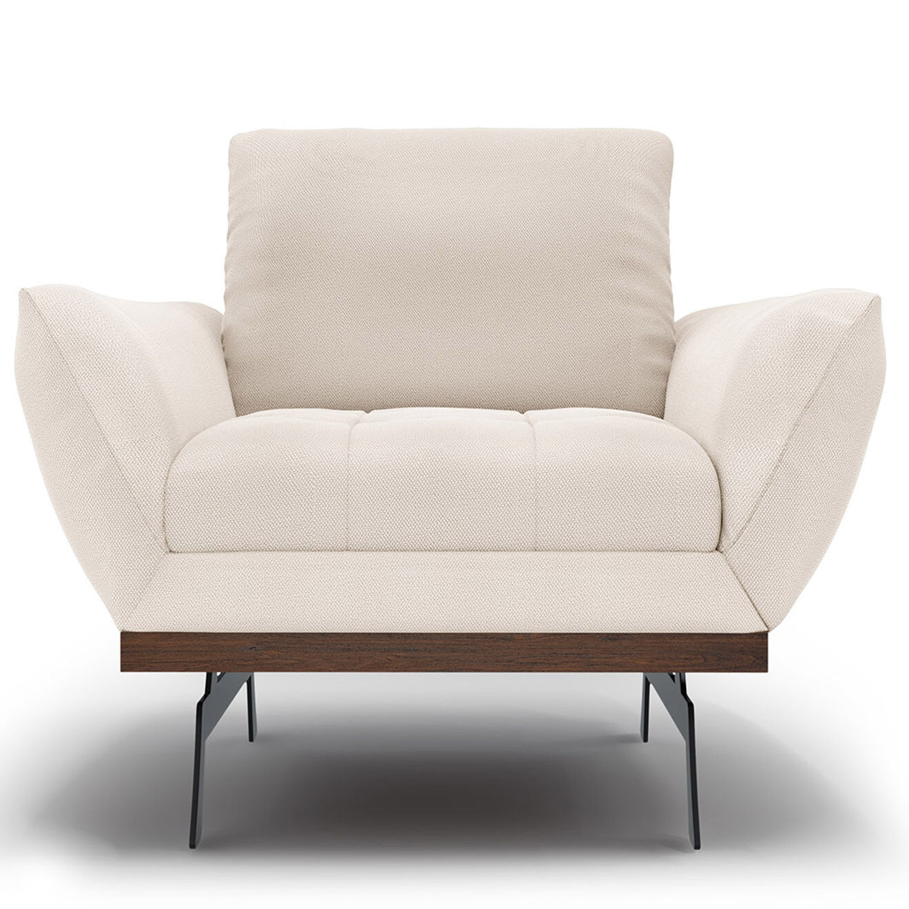 CXL by Christian Lacroix Fauteuil Olivier beige clair - 95x95x87 cm