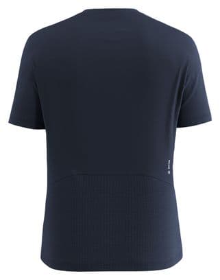 T-Shirt Technique Homme Salewa Puez Hybrid Dry Bleu