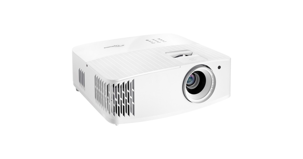 Optoma4K400 Heldere, True 4K UHD DLP-projector  (Wit, 4000 ANSI Lumen, voor klaslokalen en vergaderruimten)