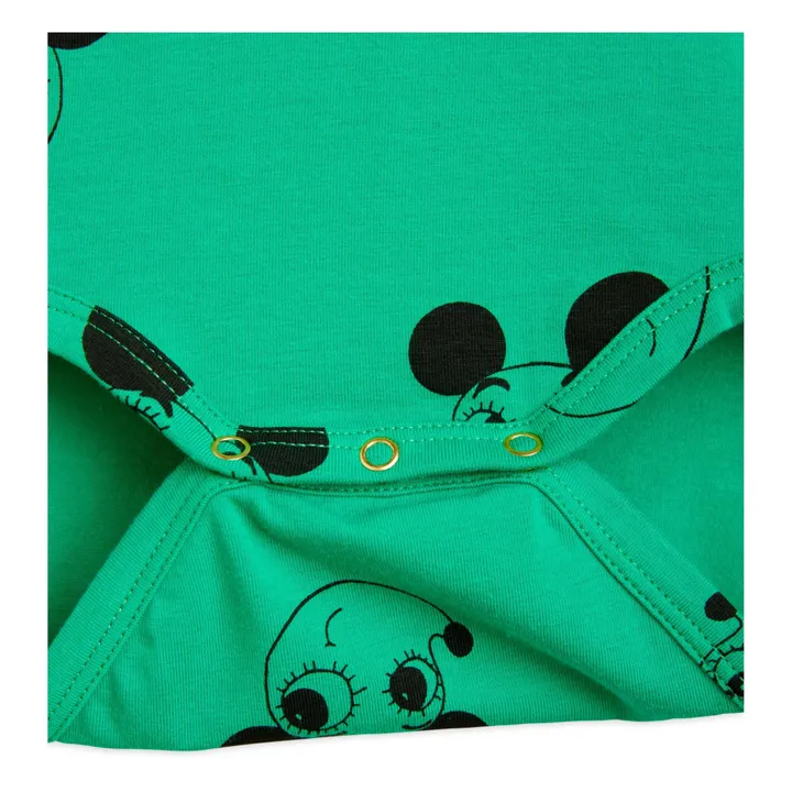 Mini Rodini Body Coton Bio Ritzrats | Vert