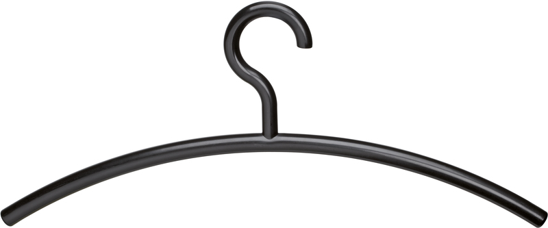 Maul Kleiderbügel Acryl, 5 Stück, schwarz