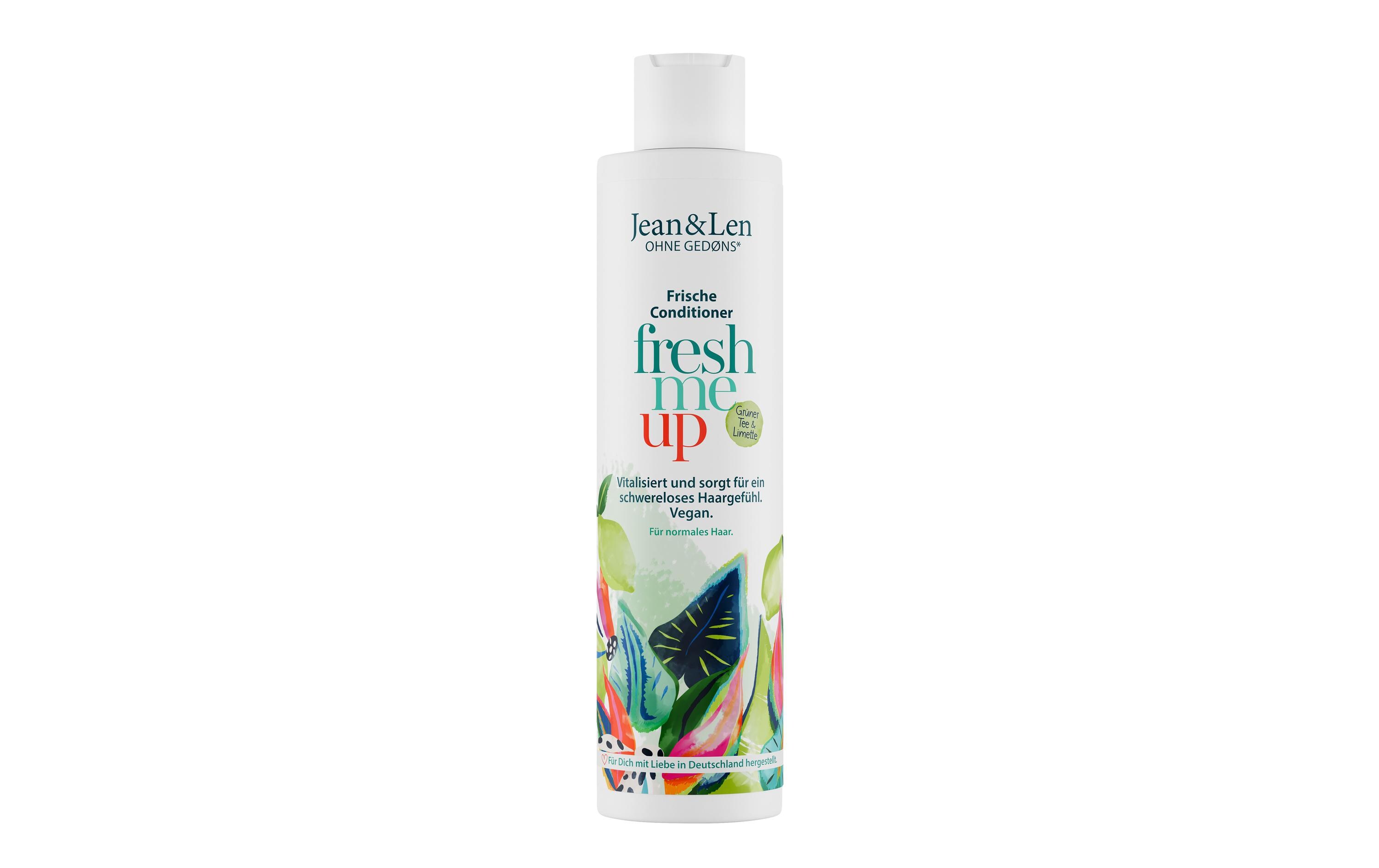 Haarspülung Frisch mit Grünem Tee & Limette 300 mlNatürlicher Conditioner mit veganer Pflegeformel schützt das Haar vor Feuchtigkeitsverlust