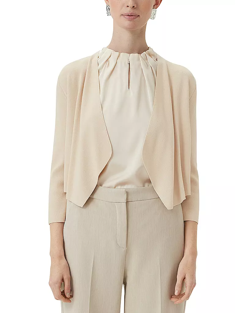 COMMA Strickjacke beige