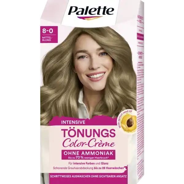 Intensive Tönungs Color-Crème 8-0 Mittelblond