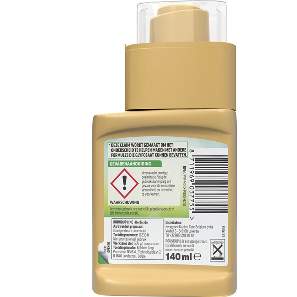 Roundup NC Natuurlijk Onkruidvrij Concentraat140 ml