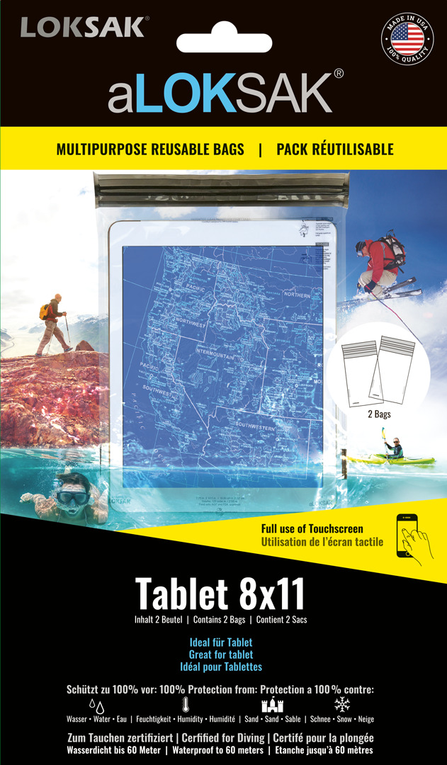 aLOKSAK 8x11 Tablet - 2 Stück