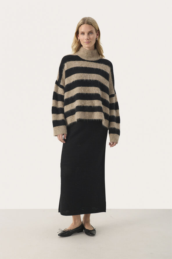 Part Two LiepaPW PU Mink melange stripe