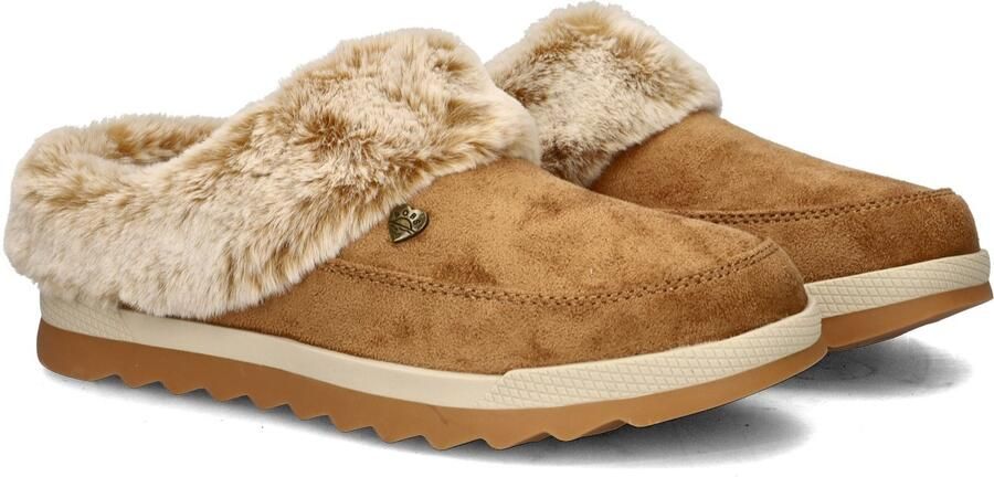Bobs Bob's Skechers Cozy Chill dames pantoffels Cognac