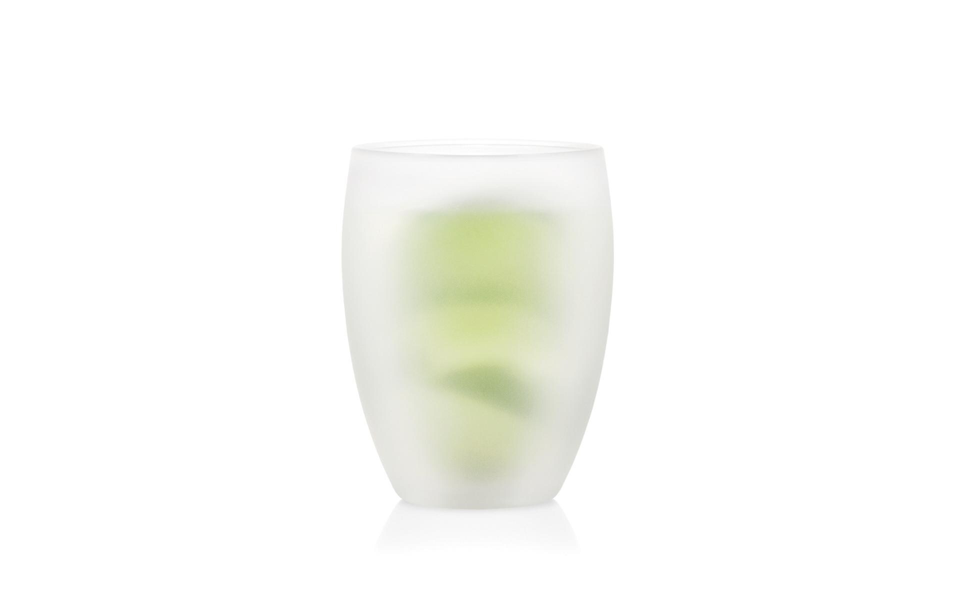 Trinkglas Pavina 2er Set Weiss, milchig, 0.35 lZwei silikonbeschichtete, doppelwandige Gläser