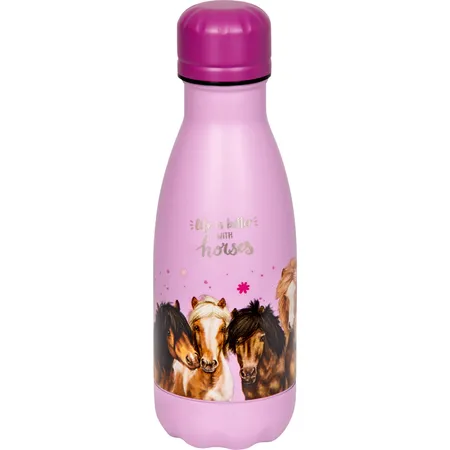 Die Spiegelburg Edelstahlflasche - Pferdefreunde (ca. 0,4 l)