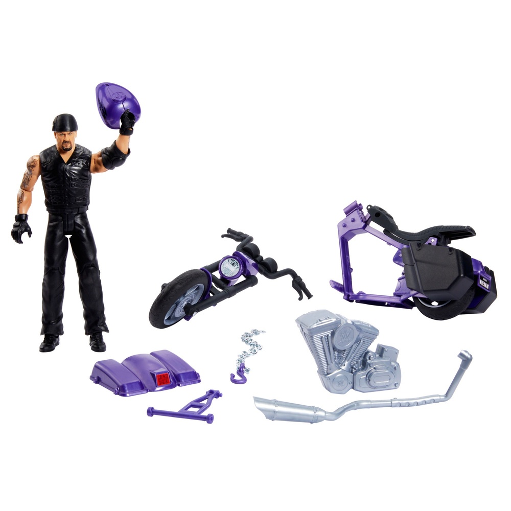 WWE Wrekkin' Boneyard Slamcycle und Undertaker Actionfigur