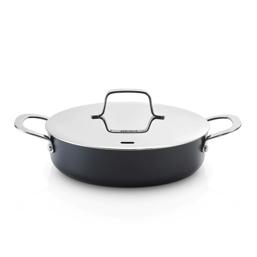 Sauteuse avec 2 anses et son couvercle Maestro 24 cm Beka