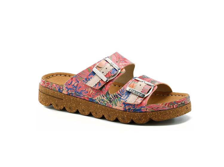 Rieker V8751 rosa-jungle/rose