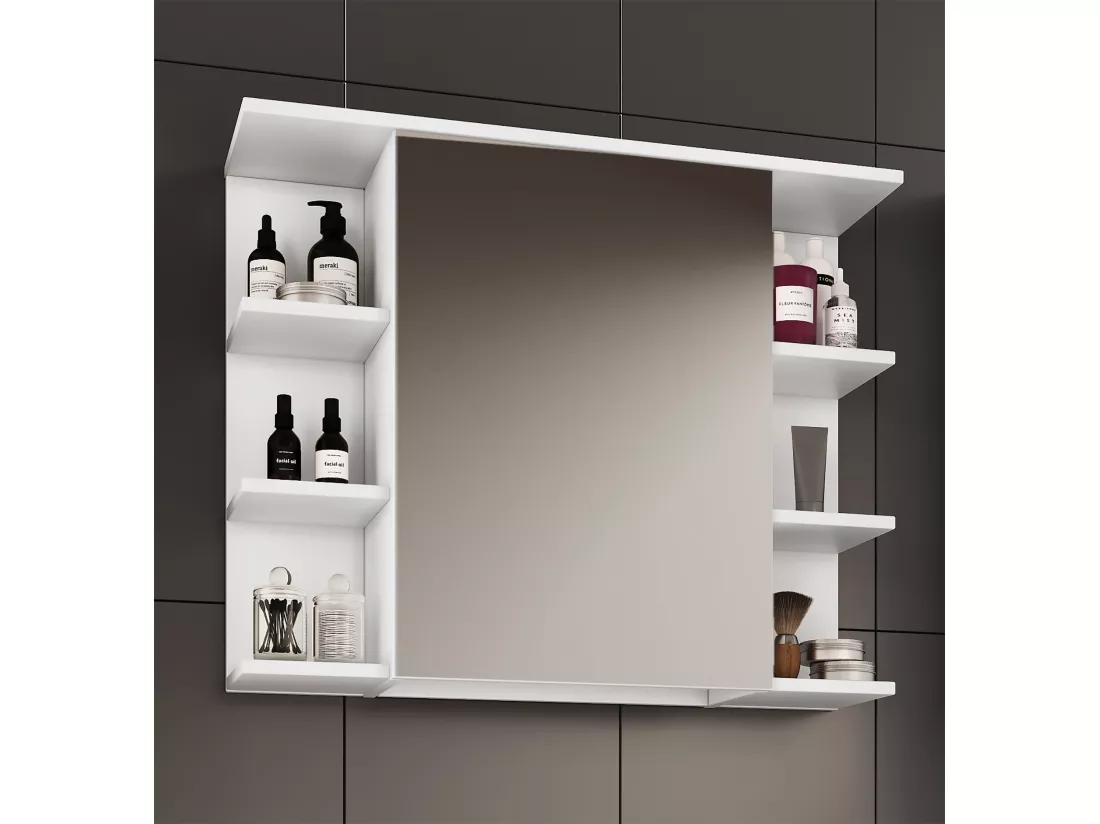 Armoire de toilette Miroir de salle de bain Tablette Zalo