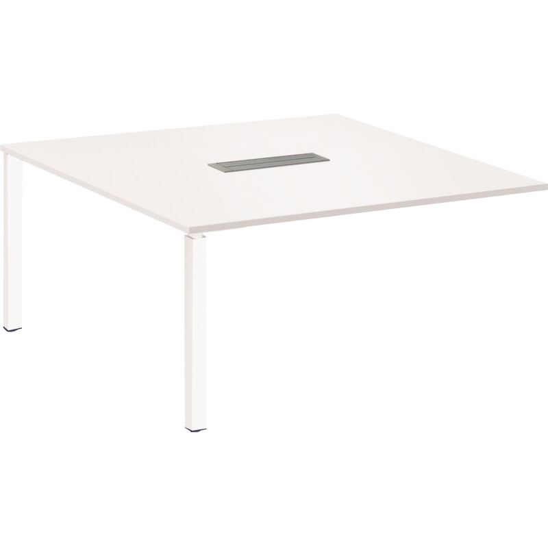Module d'extension Eden L 140 x P 140 cm pour table de réunion modulable Eden