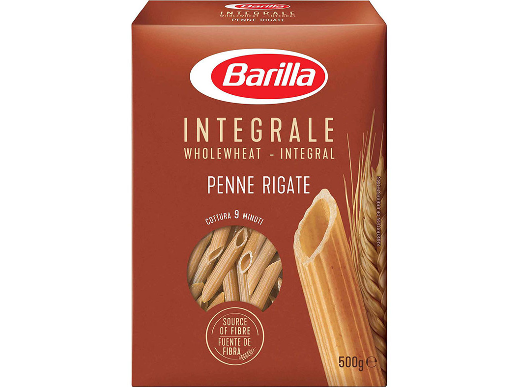 MASSA BARILLA PENNETTE RIGATE INTEGRAL 500G
