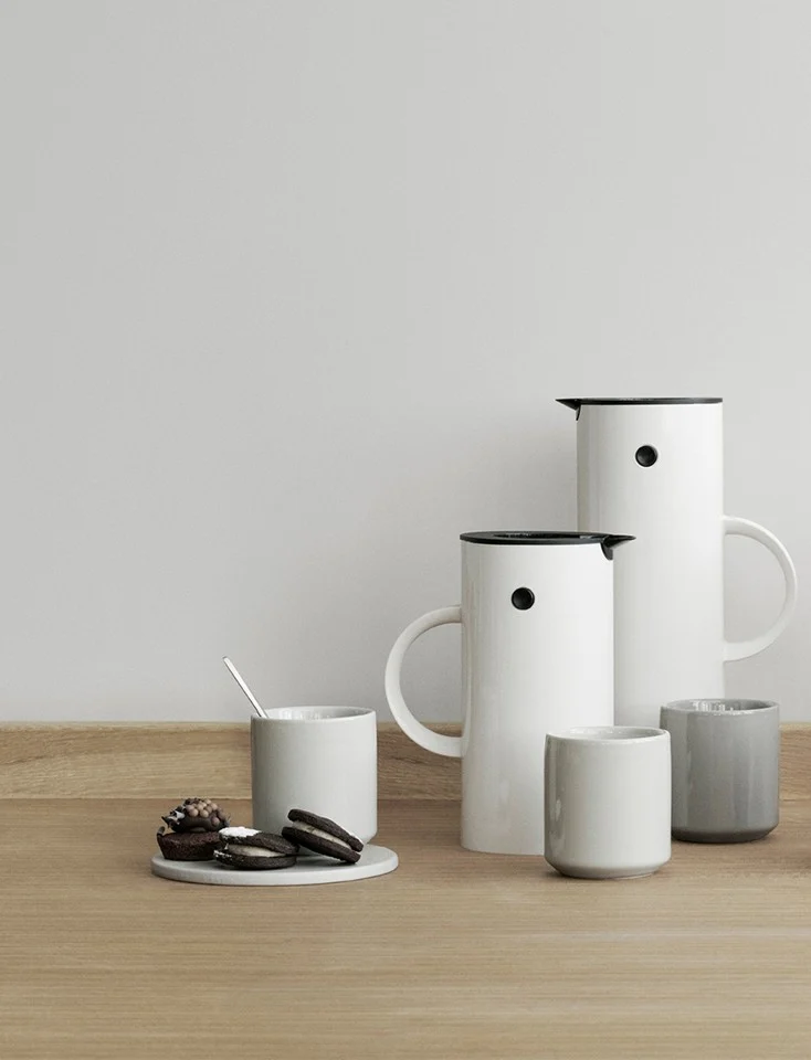 Stelton - EM Stempelkande 1 L - Hvid